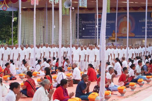 ภาพ No.64749:พิธีบรรพชาสามเณร โครงการบรรพชาสามเณร 500 รูป ประเทศบังกลาเทศ วันที่ 22 พฤศจิกายน พ.ศ. 2565