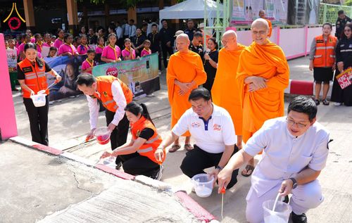 ภาพ No.337418:วันที่ 18 มิถุนายน 2569 “โครงการปรับปรุงพื้นที่เพื่อความปลอดภัย สำหรับคณะครู นักเรียน ผู้ปกครอง และประชาชนผู้ใช้เส้นทางสัญจร”  ณ โรงเรียนสังข์อ่ำวิทยา ถนนสีขาว ตำบลคลองสอง อำเภอคลองหลวง จังหวัดปทุมธานี