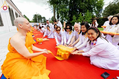 ภาพ No.336813:วันที่ 14 มิถุนายน พ.ศ. 2569 พิธีอุปสมบทธรรมทายาท นานาชาติยุโรปรุ่นที่ 11 เบลเยียม