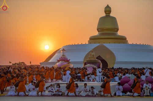 ภาพ No.116799:พิธีต้อนรับพระธรรมยาตรา ปีที่ 12 ณ อนุสรณ์สถานบางปลา จ.นครปฐม วันที่ 21 มกราคม พ.ศ. 2567