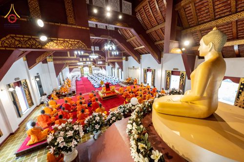 ภาพ No.76327:พิธีต้อนรับสัญญาบัตร - พัดยศ   พระวชิรกิจโสภณ  ณ อุโบสถวัดบ้านขุน ตำบลบ่อหลวง อำเภอฮอด จังหวัดเชียงใหม่ วันศุกร์ที่ ๑๗ เดือน กุมภาพันธ์ พุทธศักราช ๒๕๖๖