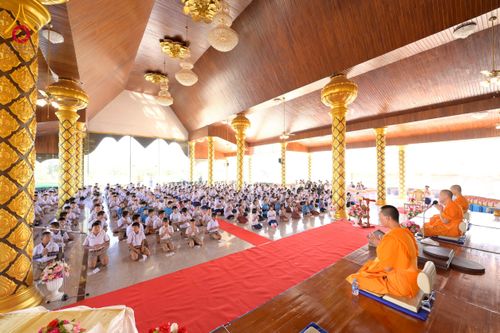 ภาพ No.274862:วันที่ 28 พฤศจิกายน พ.ศ. 2568 รวมพลังเด็กดี V-Star ผู้นำฟื้นฟูศีลธรรมโลก ประจำปี 2568 จังหวัดอุบลราชธานี ณ วัดป่าอุบลแก้ว อ.วารินชำราบ จ.อุบลราชธานี