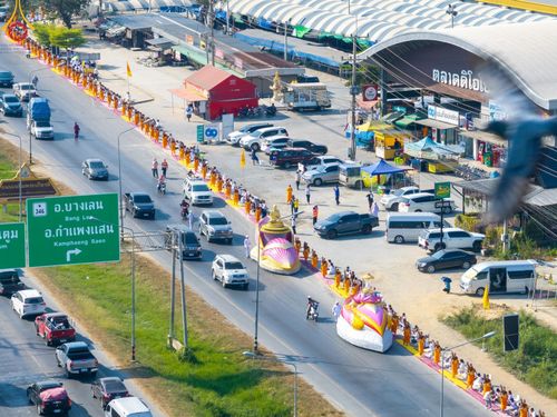 ภาพ No.116622:พิธีต้อนรับพระธรรมยาตรา ปีที่ 12 ณ อนุสรณ์สถานบางปลา จ.นครปฐม วันที่ 21 มกราคม พ.ศ. 2567