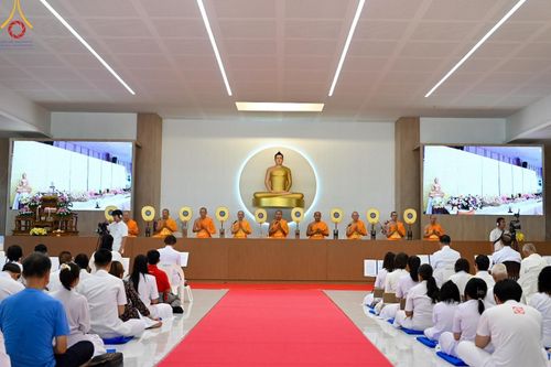 ภาพ No.148586:พิธีบุพเปตพลี, พิธีทอดผ้าป่า, พิธีไถ่ชีวิตโค 80 ตัว ให้ชีวิตสัตว์เป็นทาน ณ ศูนย์ปฎิบัติธรรมภาคใต้ อ.บางกล่ำ จ.สงขลา วันเสาร์ที่ 10 สิงหาคม พ.ศ. 2567