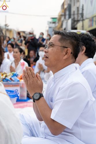 ภาพ No.126334:พิธีทำบุญเมืองนครราชสีมา ฉลอง 556 ปี ตักบาตรพระ 10,000 รูป ในวันเสาร์ที่ 2 มีนาคม พ.ศ.2567 ณ อนุสาวรีย์ท้าวสุรนารี จ.นครราชสีมา จัดโดย คณะสงฆ์จังหวัดนครราชสีมา ร่วมกับสำนักงานจังหวัดนครราชสีมา