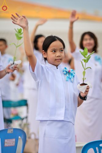 ภาพ No.160422:พิธีปลูกต้นทรัพย์บานชื่น ณ ลานธรรม พระมหาธรรมกายเจดีย์ วัดพระธรรมกาย จ.ปทุมธานี วันพฤหัสบดีที่ 10 ตุลาคม พ.ศ. 2567