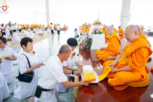 ภาพ No.212653:วันพฤหัสบดีที่ 20 มีนาคม พ.ศ. 2568 พิธีเจริญพระพุทธมนต์ เนื่องในอายุวัฒนมงคลครบ 74 ปี พระภาวนาธรรมวิเทศ วิ. (ภูเบศ ฌานาภิญโญ) ณ หอฉันคุณยายฯ วัดพระธรรมกาย