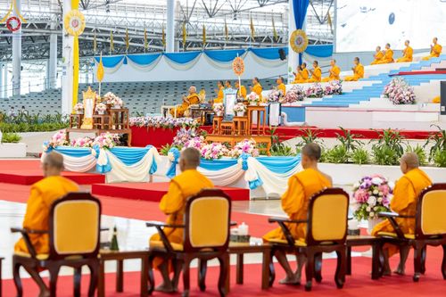 ภาพ No.85504:พิธีมุทิตาสักการะ พระราชาคณะ และพระครูสัญญาบัตร วันอาทิตย์ที่ 30 กรกฎาคม พ.ศ. 2566  ณ สภาธรรมกายสากล วัดพระธรรมกาย