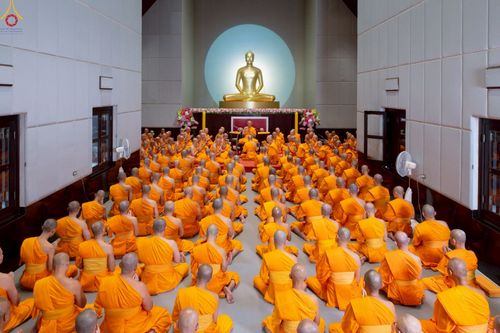 ภาพ No.250636:วันอังคารที่ 7 ตุลาคม พ.ศ. 2568 พิธีมหาปวารณาออกพรรษา ณ โบสถ์พระไตรปิฎก วัดพระธรรมกาย