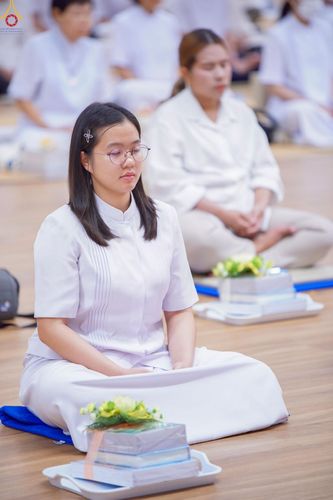 ภาพ No.225354:วันอาทิตย์ที่ 18 พฤษภาคม พ.ศ. 2568 พิธีร่วมบุญการศึกษา พระภิกษุ สามเณร ณ ห้องแก้วสารพัดนึก 2 วัดพระธรรมกาย