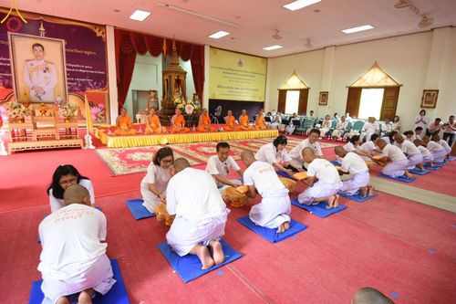 พิธีขอขมามอบผ้าไตร, พิธีบรรพชาสามเณร ในโครงการบรรพชาสามเณร ฟื้นฟูพระพุทธศาสนาทั่วไทย ณ วัดพระพุทธบาท ราชวรมหาวิหาร อ.พระพุทธบาท จ.สระบุรี วันที่ 6 เมษายน พ.ศ. 2567