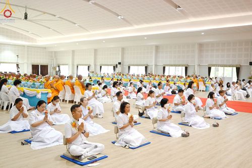 ภาพ No.87097:พิธีทักษิณานุปทานแด่บรรพชนตระกูลผ่องสวัสดิ์ และหมู่ญาติที่ล่วงลับไปแล้ว ณ มหาเจดีย์ทัตตชีโว ศูนย์อบรมเยาวชนกาญจนบุรี วันที่ 31 สิงหาคม พ.ศ. 2566