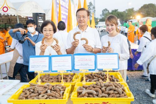 ภาพ No.113629:พิธีถวายภัตตาหารเป็นสังฆทาน แด่คณะพระธรรมยาตรา ปีที่ 12 วันที่ 17 มกราคม พ.ศ. 2567 ณ วัดโบสถ์(บน) บางคูเวียง จ.นนทบุรี