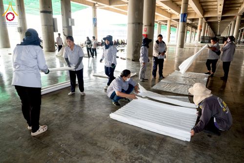 ภาพ No.217624:วันที่ 2-14 เมษายน พ.ศ. 2568 เจ้าหน้าที่เตรียมงานวันคุ้มครองโลก ชุดที่ 1 วัดพระธรรมกาย จ.ปทุมธานี