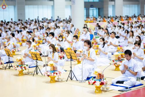 ภาพ No.85770:พิธีถวายคิลานเภสัชและอุปกรณ์การแพทย์ บูชาธรรมเนื่องในวันธรรมชัย วันที่ 19 สิงหาคม พ.ศ. 2566 ณ ห้องแก้วสารพัดนึก วัดพระธรรมกาย