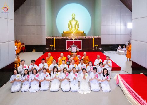 ภาพ No.332385:วันเสาร์ที่ 6 มิถุนายน พ.ศ.2569 พิธีต้อนรับสัญญาบัตร พัดยศ พระราชภาวนาวชิรวิเทศ วิ. ณ อุโบสถพระไตรปิฏก วัดพระธรรมกาย