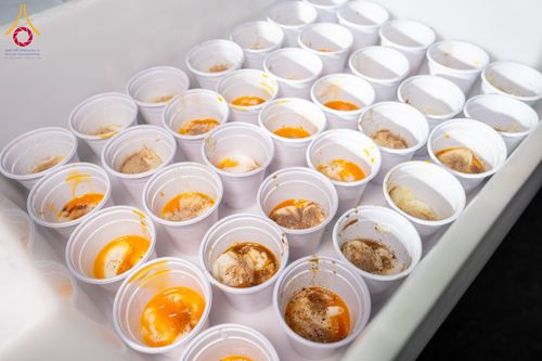 ภาพ No.288118:วันที่ 4 มกราคม พ.ศ. 2569 พิธีถวายภัตตาหารเป็นสังฆทาน แด่พระธรรมยาตรา ในโครงการธรรมยาตรา กตัญญูบูชา มหาปูชนียาจารย์ พระมงคลเทพมุนี(สด จนฺทสโร) พระผู้ปราบมาร อนุสรณ์สถาน 7 แห่ง ปีที่ 14 ณ อนุสรณ์สถานมหาวิหารพระมงคลเทพมุนี (โลตัสแลนด์) อ.สองพี่น้อง จ.สุพรร