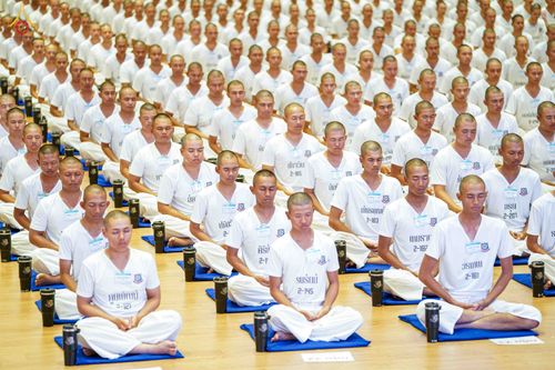 ภาพ No.340272:วันที่ 23 กรกฎาคม พ.ศ. 2569 พิธีเปิดโครงการพัฒนาคุณธรรม จริยธรรม สำหรับนักเรียนนายสิบตำรวจ (นสต.) รุ่นที่ 17 ศูนย์ฝึกอบรมตำรวจภูธรภาค 1 ระหว่างวันที่ 23-27 กรกฏาคม 2569 ( 5 วัน 4 คืน) ณ ศูนย์ปฏิบัติธรรมเวิล์ดพีช วัลเล่ย์ (World Peace Valley) เขาใหญ่  ต.ห