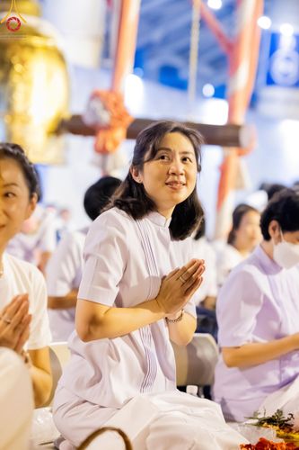 ภาพ No.120533:พิธีต้อนรับพระธรรมยาตรา ในโครงการธรรมยาตรา กตัญญูบูชา มหาปูชนียาจารย์ พระมงคลเทพมุนี(สด จนฺทสโร) พระผู้ปราบมาร อนุสรณ์สถาน 7 แห่ง ปีที่ 12 วันที่ 28 มกราคม พ.ศ. 2567 ณ วัดพระธรรมกาย จ.ปทุมธานี (ชุดที่ 2)