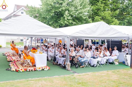 ภาพ No.144929:พิธีประดิษฐานลูกนิมิตมหาสมบัติ ผูกสีมาสถาปนาอุโบสถ บูชาธรรม ๘๐ ปี หลวงพ่อธัมมชโย วันอาทิตย์ที่ ๓๐ มิถุนายน พ.ศ. ๒๕๖๗ วัดพระธรรมกายนิวเจอร์ซี ประเทศสหรัฐอเมริกา