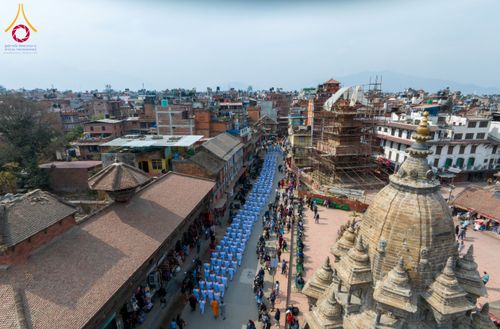 ภาพ No.129931:พิธีตัดปอยผมและแห่นาคธรรมทายาท ในโครงการบรรพชา 1,250 รูป ณ แดนประสูติ สวนลุมพินี ประเทศเนปาล วันที่ 2 มีนาคม พ.ศ. 2567