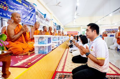 ภาพ No.208578:พิธีถวายสังฆทานแด่คณะสงฆ์ 323 วัด ปีที่ 21 ครั้งที่ 174 พิธีมอบกองทุนหนุนแรงใจช่วยครูใต้ ปีที่ 18 ครั้งที่ 138 และพิธีทำบุญอุทิศส่วนกุศลให้ผู้วายชนม์ ณ วัดบุณณาราม(วัดโคกงู) จ.นราธิวาส วันเสาร์ที่ 15 กุมภาพันธ์ พ.ศ.2568