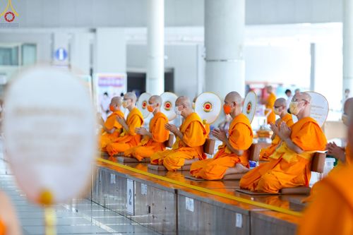 ภาพ No.85640:พิธีบุพเปตพลีครั้งที่ 138 ร่วมอุทิศบุญแด่หมู่ญาติที่ล่วงลับไปแล้ว และสืบทอดอายุพระพุทธศาสนา วันพุธที่ 16 สิงหาคม พ.ศ. 2566 (วันพระแรม 15 ค่ำ เดือน 8-8 ณ หอฉันคุณยายอาจารย์ฯ วัดพระธรรมกาย