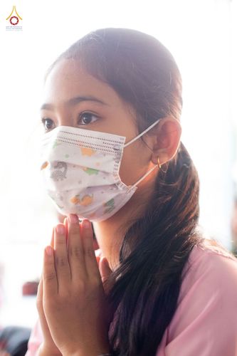 ภาพ No.76533:คณะสงฆ์และสามเณรบังกลาเทศ ปฎิบัติธรรมและจุดโคมประทีปถวายเป็นพุทธบูชา วันที่ 17 กุมภาพันธ์ พ.ศ. 2566