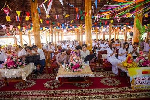 ภาพ No.173186:พิธีทอดกฐิน วัดช้างใหญ่ จ.พระนครศรีอยุธยา ในโครงการกฐินสามัคคีทั่วไทย 30,000 วัด บูชาธรรม 80 ปี หลวงพ่อธัมมชโย โดยคณะศิษยานุศิษย์วัดพระธรรมกาย วันที่ 2 พฤศจิกายน พ.ศ. 2567