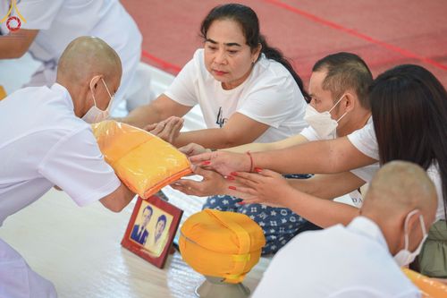 ภาพ No.102049:พิธีบรรพชาและอุปสมบทหมู่ธรรมทายาท ในโครงการอุปสมบทหมู่ รุ่นบูชาธรรมมหาปูชนียาจารย์ ณ วัดพระพุทธบาทราชวรมหาวิหาร และวัดนิคมวาสี อ.พระพุทธบาท จ.สระบุรี วันเสาร์ที่ 9 ธันวาคม พ.ศ. 2566