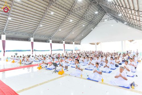 ภาพ No.216627:วันเสาร์ที่ 5 เมษายน พ.ศ. 2568 พิธีทอดผ้าป่าสามัคคีสร้างกุฎิสงฆ์ ณ ธุดงคสถานอำนาจเจริญ