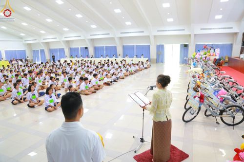 วันรวมพลังเด็กดี V-Star ผู้นำฟื้นฟูศีลธรรมโลก จังหวัดระยอง ณ ศูนย์ปฏิบัติธรรมจังหวัดระยอง (บ้านช่องลม) ต.บางบุตร อ.บ้านค่าย จ.ระยอง วันที่ 17 ธันวาคม พ.ศ. 2566