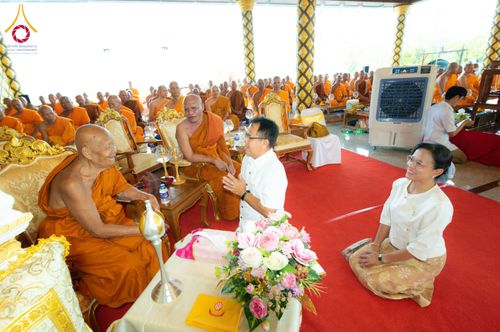 ภาพ No.210644:วันพฤหัสบดีที่ 13 มีนาคม พ.ศ. 2568  สมโภชพระประธานอุโบสถวัดป่าอุบลแก้ว จังหวัดอุบลราชธานี