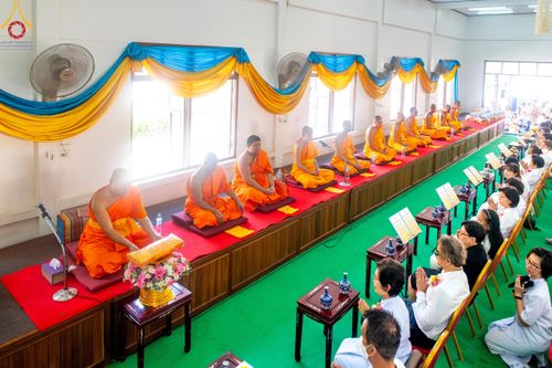 ภาพ No.114708:พิธีทอดผ้าป่าทำนุบำรุงศาสนสถาน ณ วัดปรางค์หลวง ต.บางม่วง อ.บางใหญ่ จ.นนทบุรี วันที่ 18 มกราคม พ.ศ. 2567