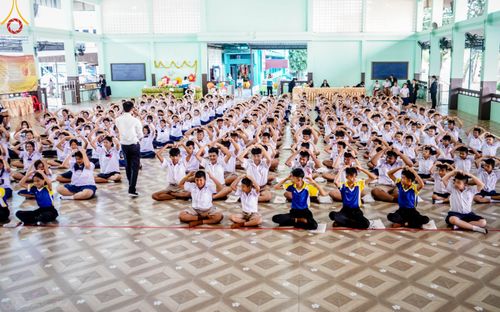 ภาพ No.104777:วันรวมพลังเด็กดี V-star ผู้นำฟื้นฟูศีลธรรมโลก จังหวัดพังงา วันที่ 22 ธันวาคม พ.ศ. 2566 ณ โรงเรียนอนุบาลพังงา