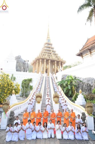 ภาพ No.135547:พิธีขอขมามอบผ้าไตร, พิธีบรรพชาสามเณร ในโครงการบรรพชาสามเณร ฟื้นฟูพระพุทธศาสนาทั่วไทย ณ วัดพระพุทธบาท ราชวรมหาวิหาร อ.พระพุทธบาท จ.สระบุรี วันที่ 6 เมษายน พ.ศ. 2567