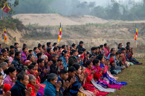 ภาพ No.130950:Photo Story ปฐมบรรพชาชาวพุทธมาร์มา Episode 4/5 วันที่ 13 กุมภาพันธ์พ.ศ. 2567 ณ วัดธัมจักร อรัญกุฏิ บังกลาเทศ