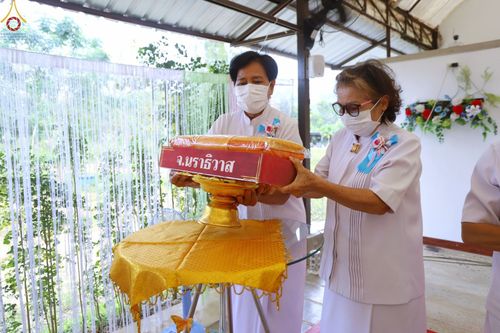 ภาพ No.76854:พิธีทอดผ้าป่าแก้วสำเร็จ เพื่อปูพื้นอาคารอเนกประสงค์ทั้ง 4 หลัง วันอาทิตย์ที่ 26 กุมภาพันธ์ พ.ศ. 2566 ณ ศูนย์ปฏิบัติธรรมนานาชาติเบตง จ.ยะลา