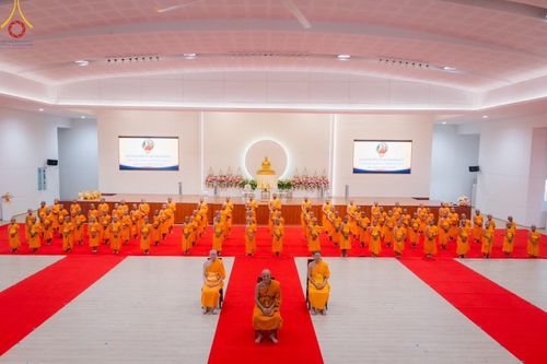 ภาพ No.135255:พิธีขอขมารับผ้าไตร, พิธีบรรพชา ในโครงการบรรพชาสามเณร ฟื้นฟูพระพุทธศาสนาทั่วไทย ณ ศูนย์อบรมเยาวชนกาญจนบุรี วันที่ 6 เมษายน พ.ศ. 2567