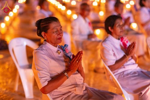 ภาพ No.211703:วันอาทิตย์ที่ 16 มีนาคม พ.ศ. 2568 พิธีจุดประทีปถวายเป็นพุทธบูชา ฉลองปทุมเจดีย์ (เจดีย์พระพุทธเจ้า 5 พระองค์) ณ ศูนย์อบรมเยาวชนปัตตานี