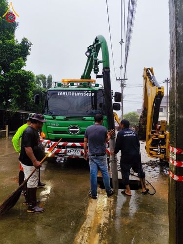 ภาพ No.159636:ฟื้นฟูเชียงราย! ปทุมธานีส่งเครื่องจักรกลสาธารณภัยลงพื้นที่อุทกภัยเร่งช่วยเหลือประชาชน วันที่ 29 กันยายน พ.ศ. 2567 ณ ลานจอดรถ P2 วัดพระธรรมกาย อ.คลองหลวง จ.ปทุมธานี