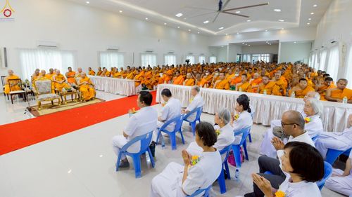 ภาพ No.232921:วันที่ 8  กรกฏาคม พ.ศ. 2568 สัมมนาคณะสงฆ์โซนภาคตะวันตก เพื่อฟื้นฟูพระพุทธศาสนา โครงการทอดกฐิน 30,000 วัดทั่วไทย ประจำปีพุทธศักราช 2568 ณ ศูนย์ปฏิบัติธรรมพระมงคลเทพมุนี อ.สองพี่น้อง จ.สุพรรณบุรี