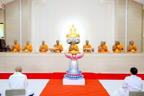 ภาพ No.241666:วันอาทิตย์ที่ 24 สิงหาคม พ.ศ. 2568 พิธีทอดผ้าป่า ฉลองครบรอบ 10 ปี ศูนย์ปฏิบัติธรรมพัทลุง