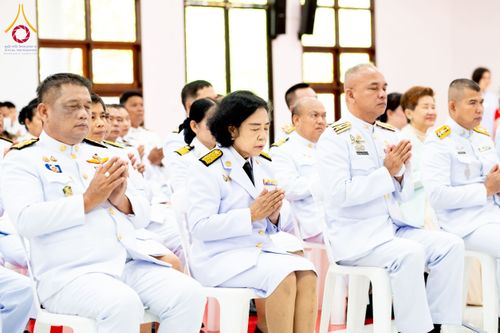 ภาพ No.237616:พิธีเจริญพระพุทธมนต์ ปฏิบัติธรรมเจริญสมาธิภาวนา และทำบุญตักบาตร ถวายพระราชกุศล เนื่องในโอกาสวันเฉลิมพระชนมพรรษา สมเด็จพระนางเจ้าสิริกิติ์ พระบรมราชินีนาถ พระบรมราชชนนีพันปีหลวง วันอังคารที่ 12 สิงหาคม พ.ศ. 2568  ณ อาคารปลูกศรัทธา 2 วัดพระธรรมกาย 