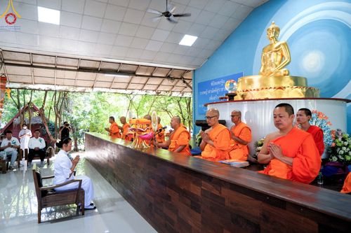 ภาพ No.98258:พิธีทอดกฐินสามัคคี  สร้างอาคารอเนกประสงค์และถนนธรรมรัตนวิถี วันเสาร์ที่ ๒๕ พฤศจิกายน พ.ศ. ๒๕๖๖ ณ ธุดงคสถานลุ่มน้ำฝาง อำเภอฝาง จังหวัดเชียงใหม่