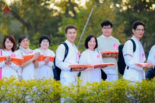 ภาพ No.130443:พิธีบรรพชาธรรมทายาท ในโครงการบรรพชา 1,250 รูป ณ แดนประสูติ สวนลุมพินี ประเทศเนปาล วันที่ 9 มีนาคม พ.ศ. 2567