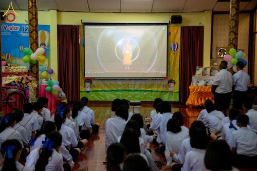 ภาพ No.184151:กิจกรรมวันรวมพลังเด็กดี V-Star จังหวัดตาก ประจำปี 2567  วันที่ 6 ธันวาคม พ.ศ. 2567 ณ วัดดอนเจดีย์ อ.พบพระ จ.ตาก