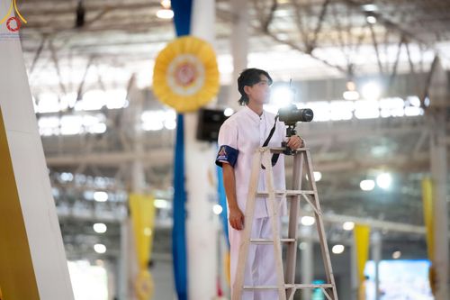 ภาพ No.134551:V.35 เพื่อบุญต้นเดือน การรับบุญของเจ้าหน้าที่หน่วยงานต่างๆ เพื่องานบุญวันอาทิตย์ต้นเดือน ณ วัดพระธรรมกาย วันที่ 7 เมษายน พ.ศ. 2567