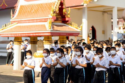 ภาพ No.114752:พิธีทอดผ้าป่าทำนุบำรุงศาสนสถาน ณ วัดโพธิ์เอน ต.บางขุนกอง อ.บางกรวย จ.นนทบุรี วันที่ 18 มกราคม พ.ศ. 2567