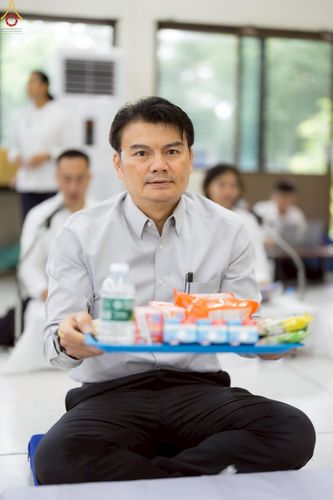 ภาพ No.243036:วันพฤหัสบดีที่ 4 กันยายน พ.ศ. 2568 เวลา 07.00-08.15 น. มหาวิทยาลัยเกษตรศาสตร์ กำแพงแสน ร่วมทำบุญตักบาตร Freshy KU85 พระสงฆ์ 85 รูป